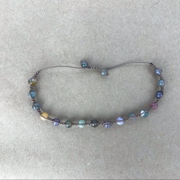 Handmade} Indian Agate Adjustable Bracelet - Picture 5 of 5